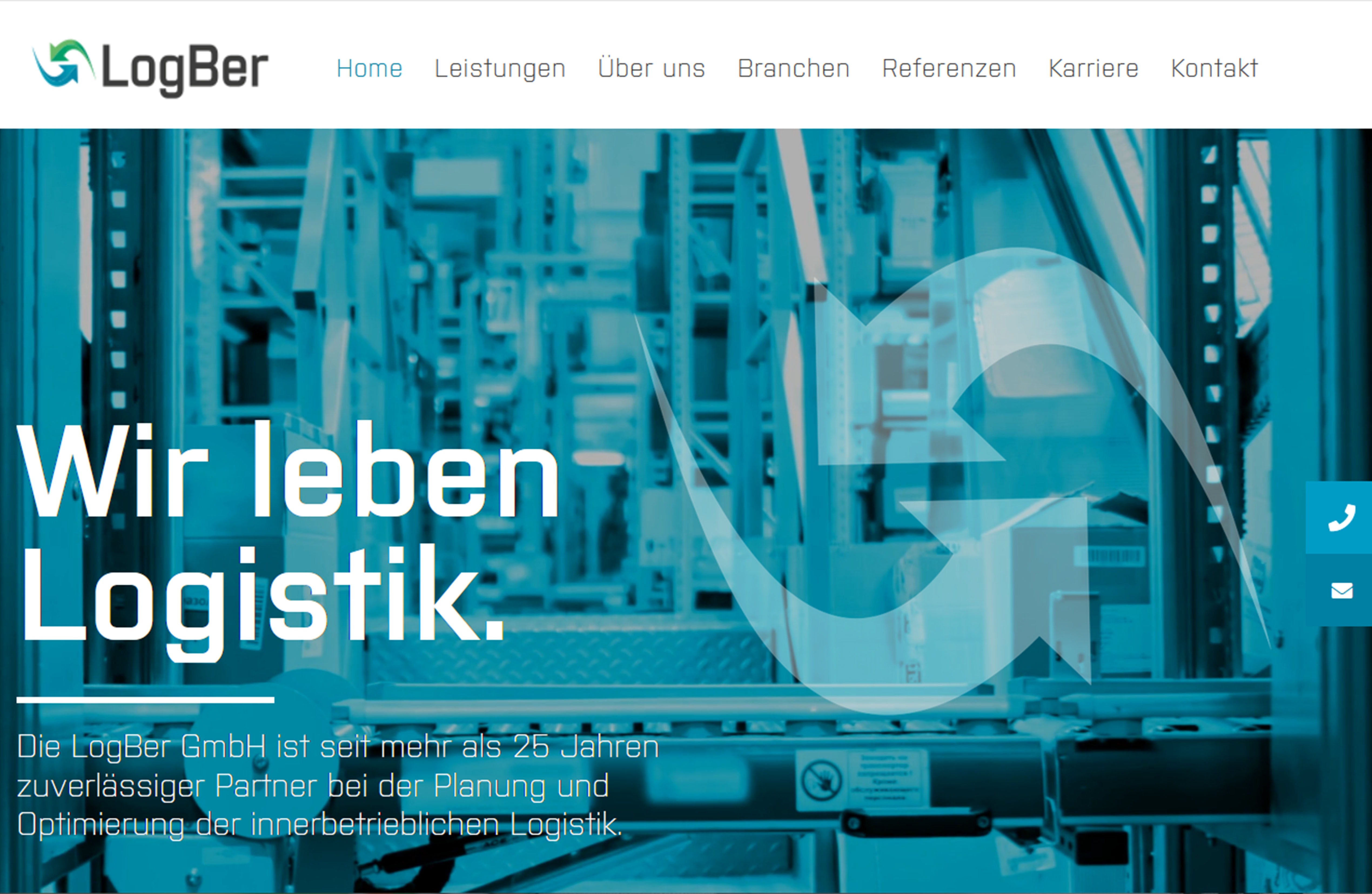 LogBer GmbH, Logistikunternehmen, Logistik, Homepage